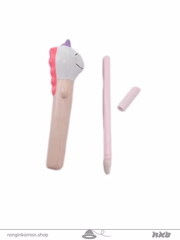 خودکار اسکویشی طرح  یونی کورن (تک شاخ) Unicorn design squishy pen