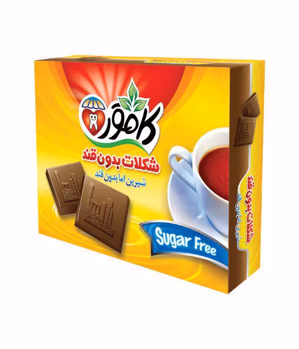 شکلات کاکائو فانتزی رژیمی و بدون قندکامور