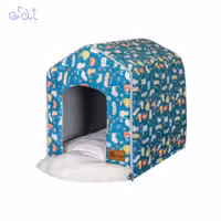 جای خواب سگ و گربه مریلند مدل MerryLand Sweet Home Plus (رنگ آبی)