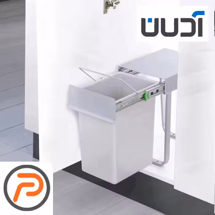 سطل زباله تک مخزنه ریلی 12 لیتری شاکو (ادلان)