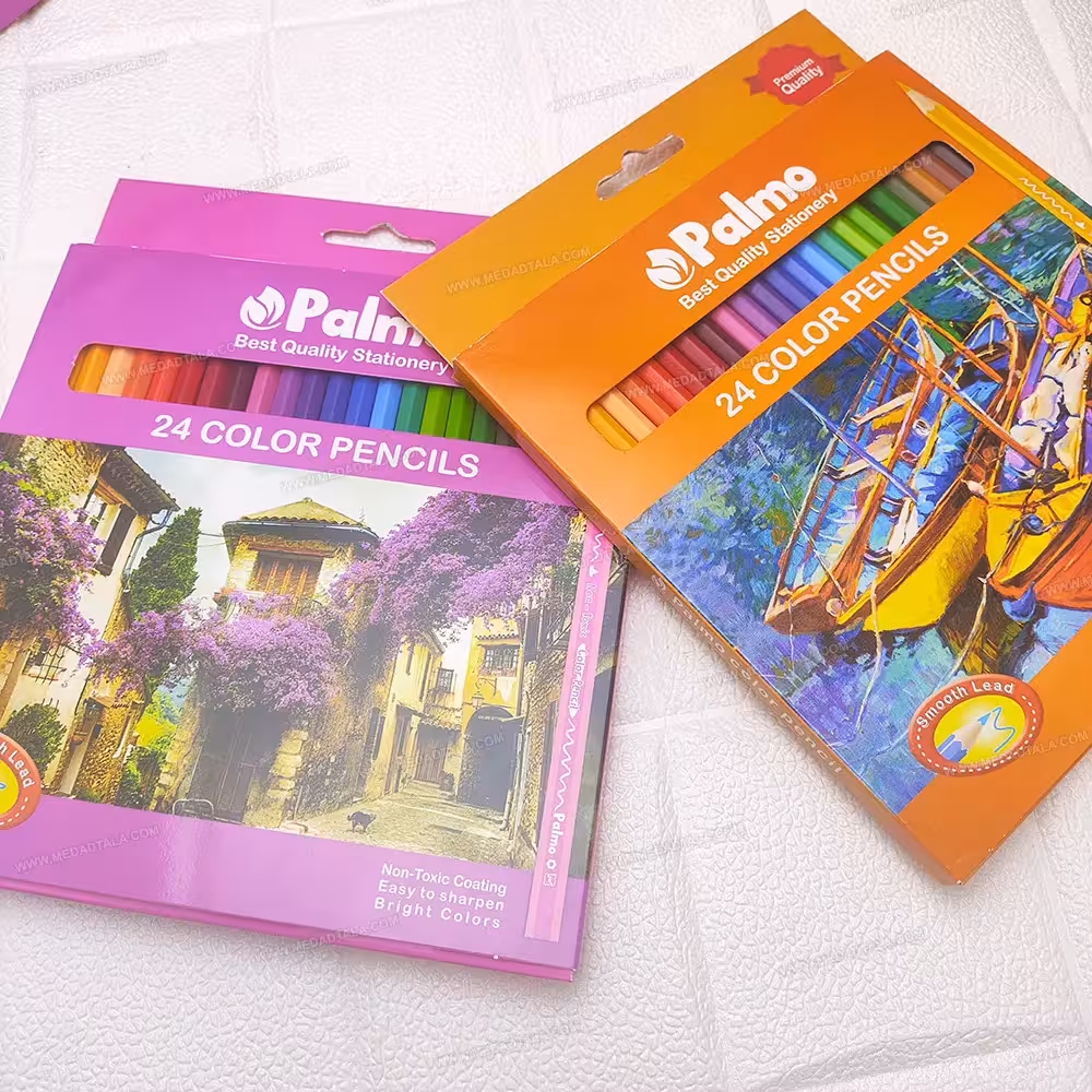 مداد رنگی 24 رنگ پالمو کد 3205