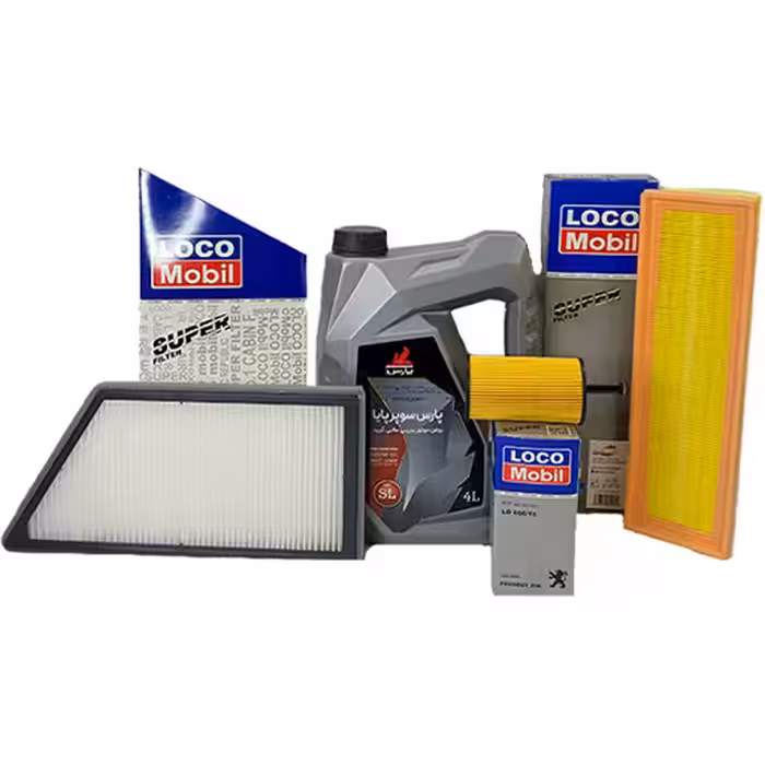 خرید پکیج تعویض روغن پژو 206 تیپ 2 پارس قبل از 85 (استاندارد) | اتوموبی