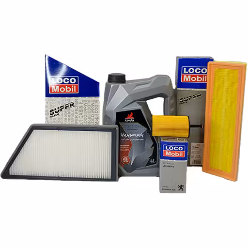 خرید پکیج تعویض روغن پژو 206 تیپ 2 پارس قبل از 85 (استاندارد) | اتوموبی