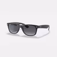 قیمت و خرید عینک آفتابی فریم مشکی مات با لنز آبی خاکستری ری بن مدل NEW WAYFARER CLASSIC اورجینال