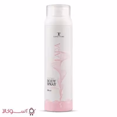 اسپری بدن زنانه لاو تایم مدل lara (لارا) حجم 200 میل