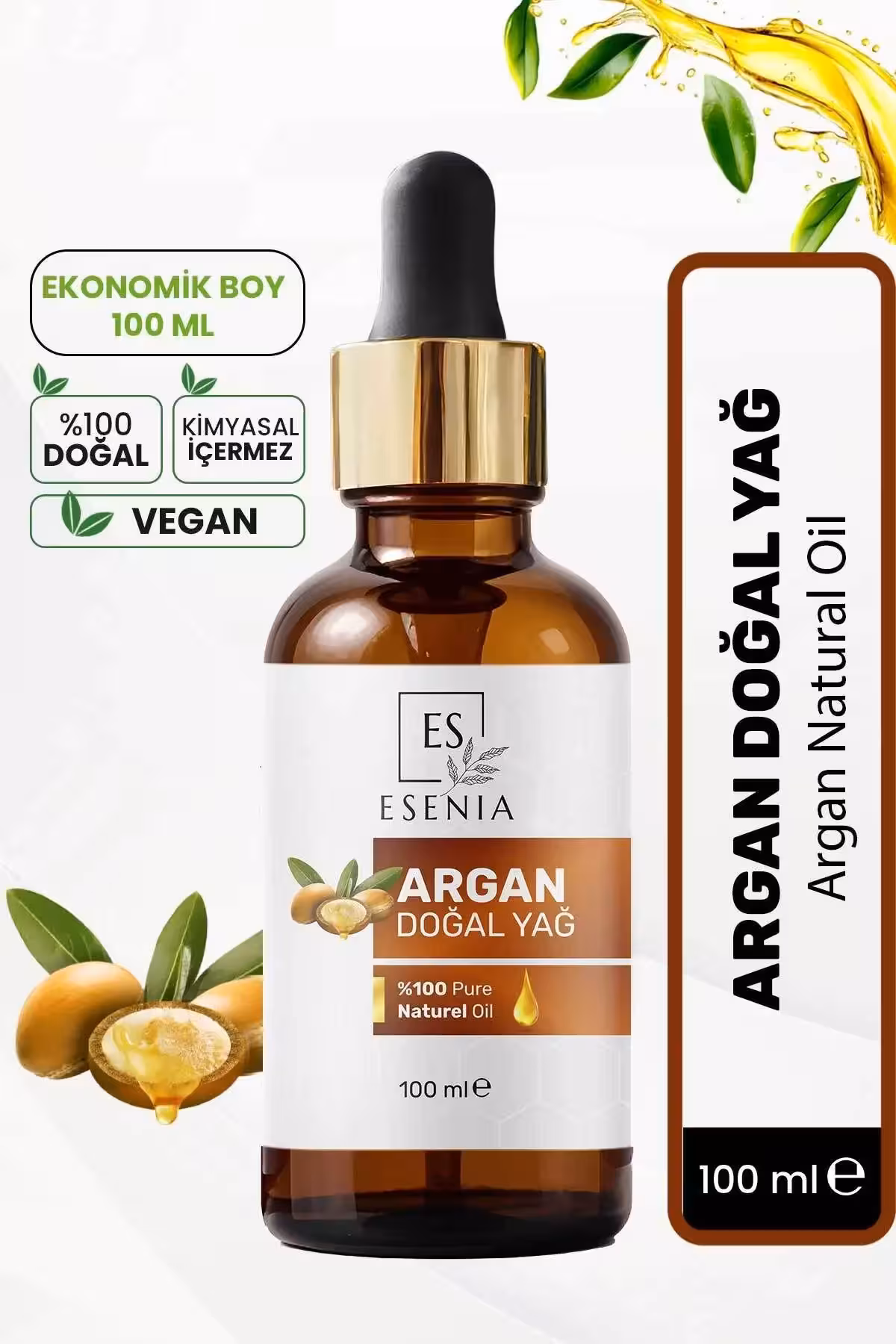 روغن آرگان 0 خالص و طبیعی روغن گیاهی اسانس آرگان 100ml - 8983