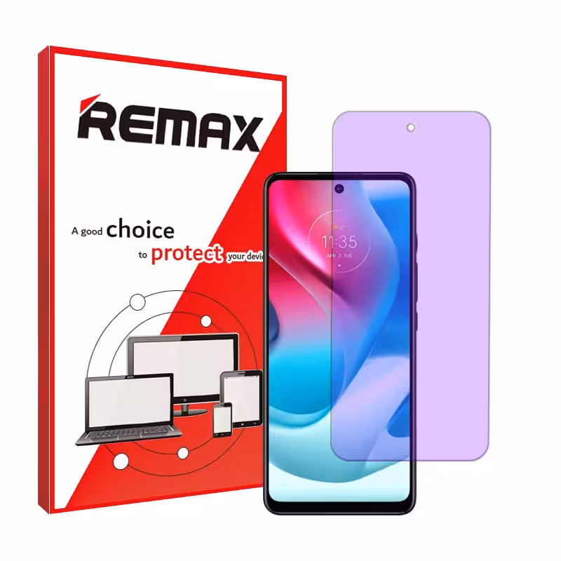 گلس موتورولا Moto G60S مدل آنتی پرپل برند ریمکس کد S