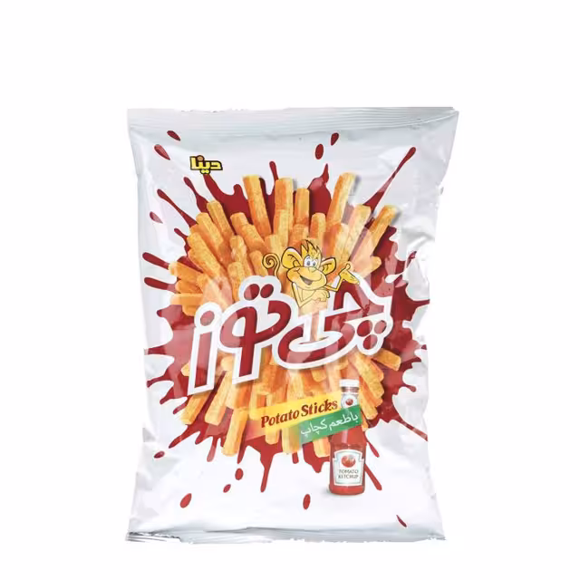 خلال سیب زمینی با طعم کچاپ چی توز 50 گرمی