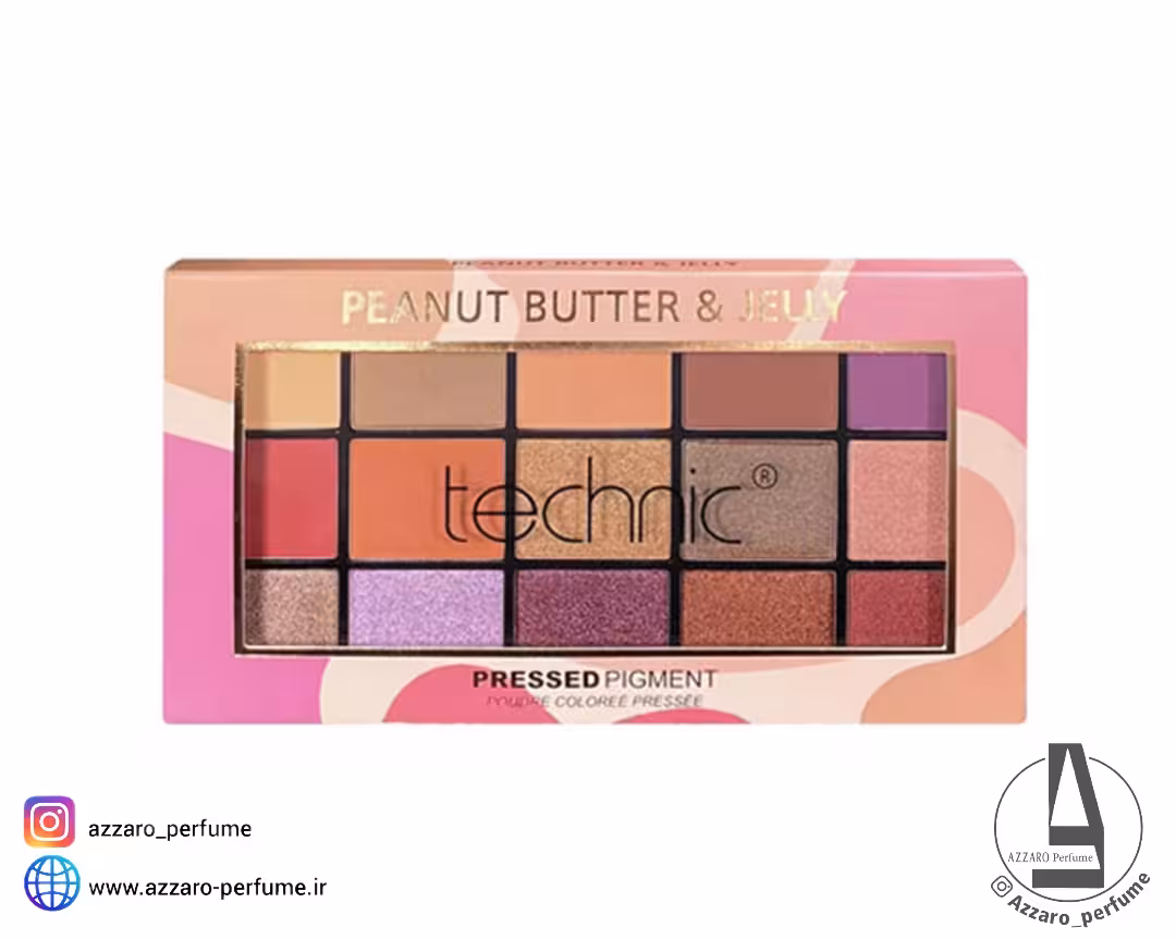 پالت سایه تکنیک 15 رنگ پینات باتر ژلی Peanut Butter & Jelly