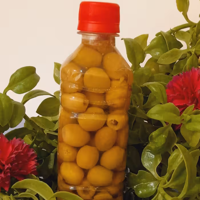 زیتون سوپر ویژه بدون هسته داخل ظرف(450)گرمی 