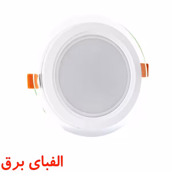 چراغ ال ای دی سقفی 18 وات پارس شعاع توس توکار مدل دایره ای طرح گلاریس
