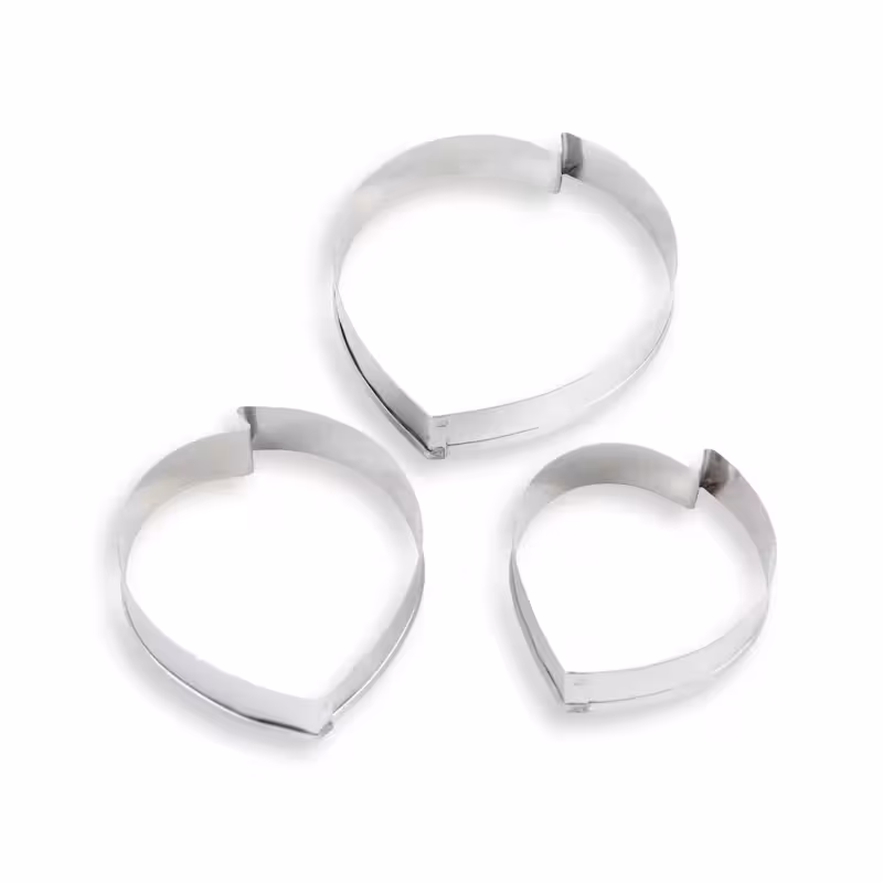 بودکور ست کاتر گلسازي 3 تايي گل رز بزرگ 230037