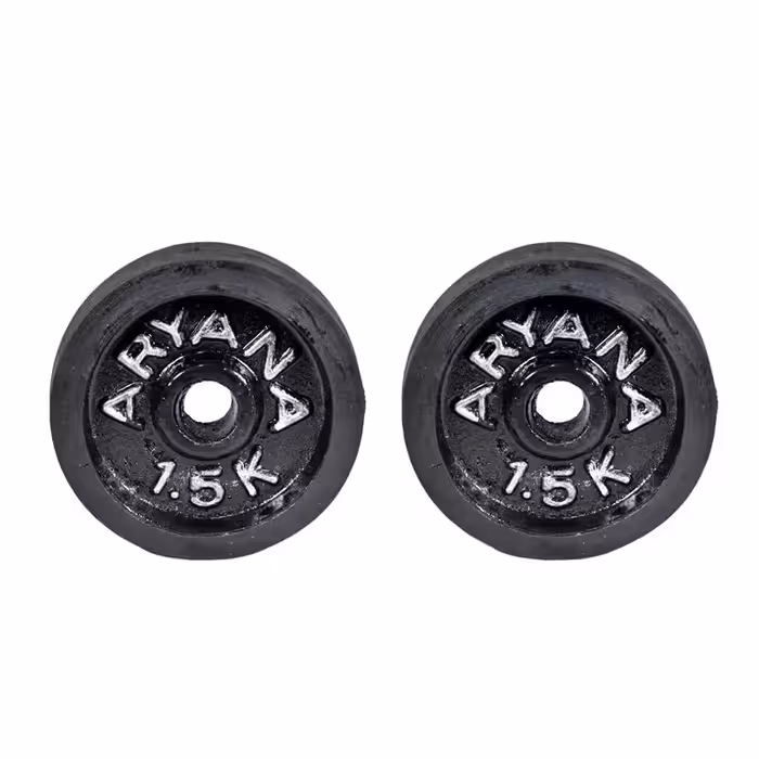 وزنه دمبل آریانا مدل A15 وزن 1.5 کیلوگرم بسته 2 عددی