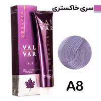 رنگ مو وال وار بلوند خاکستری خیلی روشن سری خاکستری شماره A8