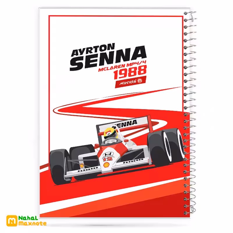 دفتر 60 برگ سیمی طلقی( طرح موتور ماشین) کد 9631.طرح 6