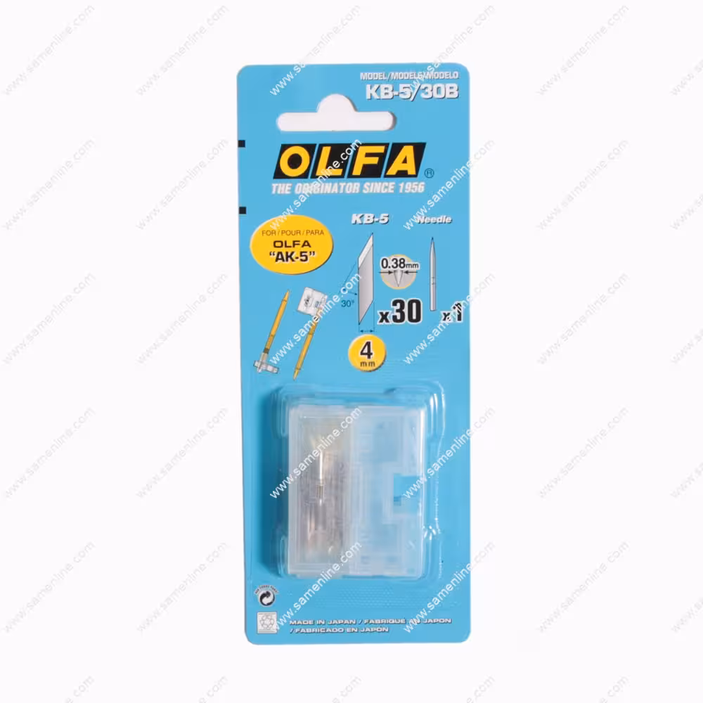 تیغ 30 درجه و سوزن کاتر قلمی الفا مدل  KB-5/30B
