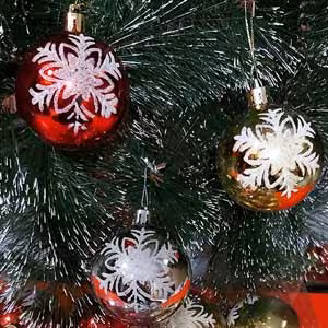 گوی کریسمس 6 عددی کد bk-955-1