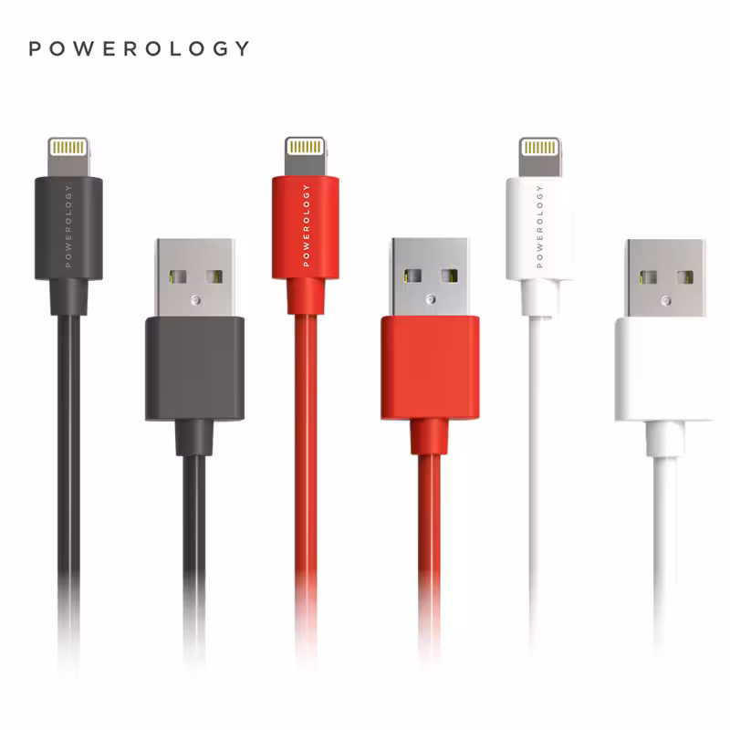 کابل لایتنینگ پاورولوجی Powerology P12BLBK Lightning cable