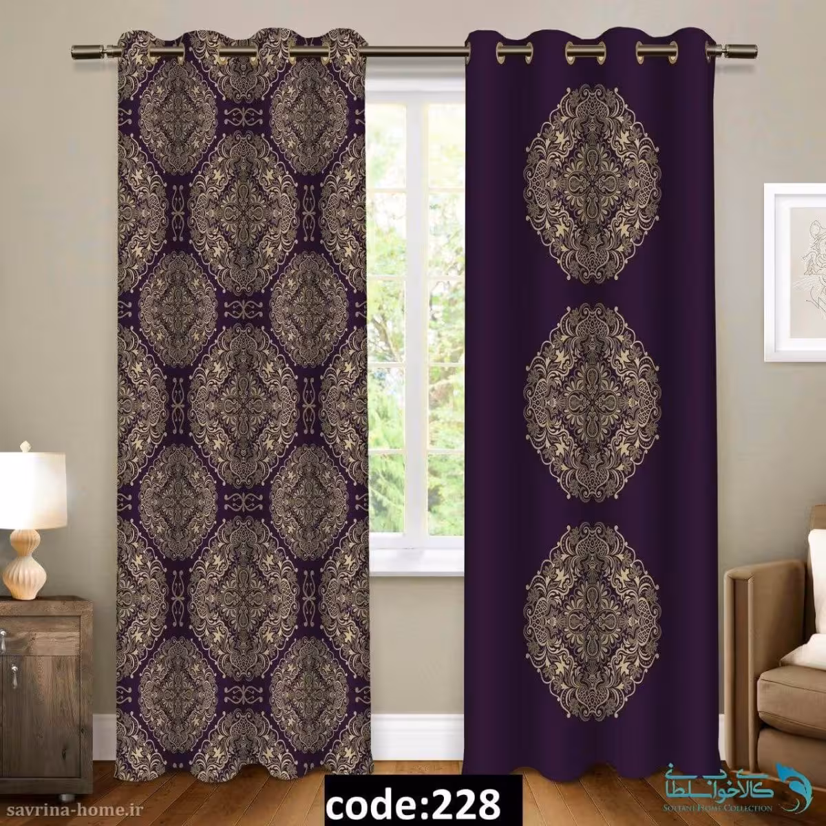 پرده پانچی سری اسلیمی مدل Sh-228