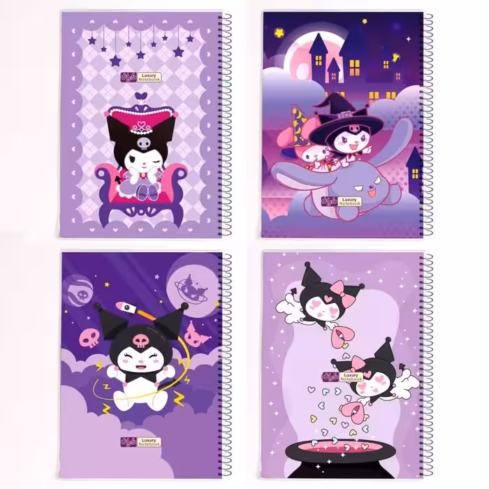 دفتر مشق 50 برگ دایان طرح کرومی بسته 4 عددی | چاوه