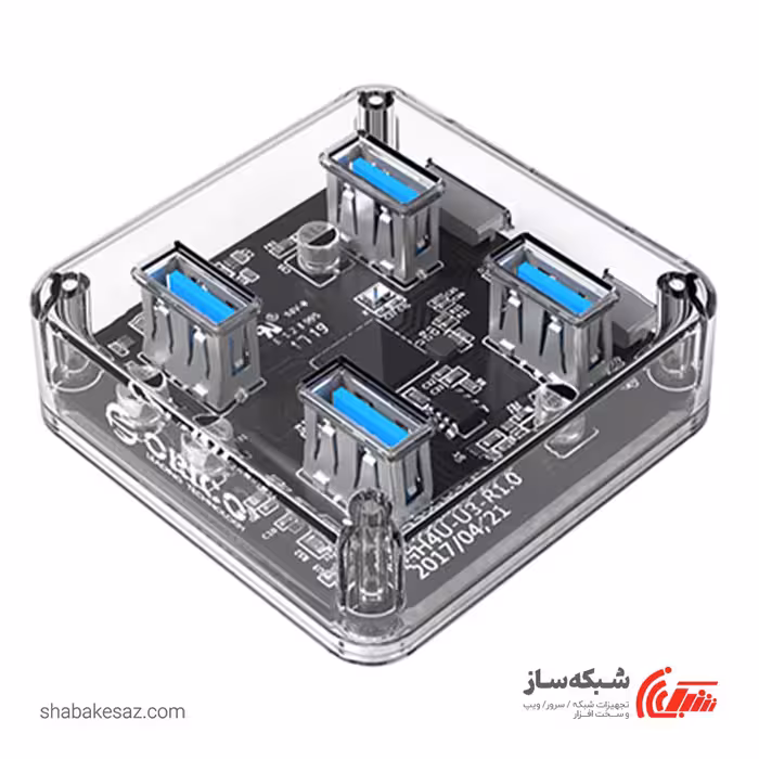 قیمت و خرید هاب ORICO MH4U-U3 با 4 پورت USB 3.0 - شبکه ساز