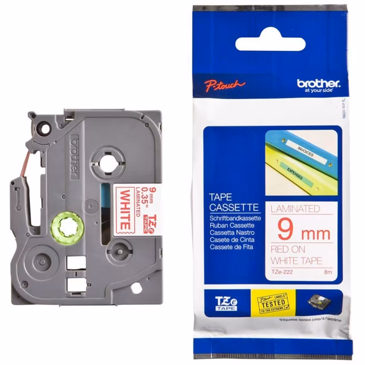 برچسب پرینتر لیبل زن برادر مدل TZe-222