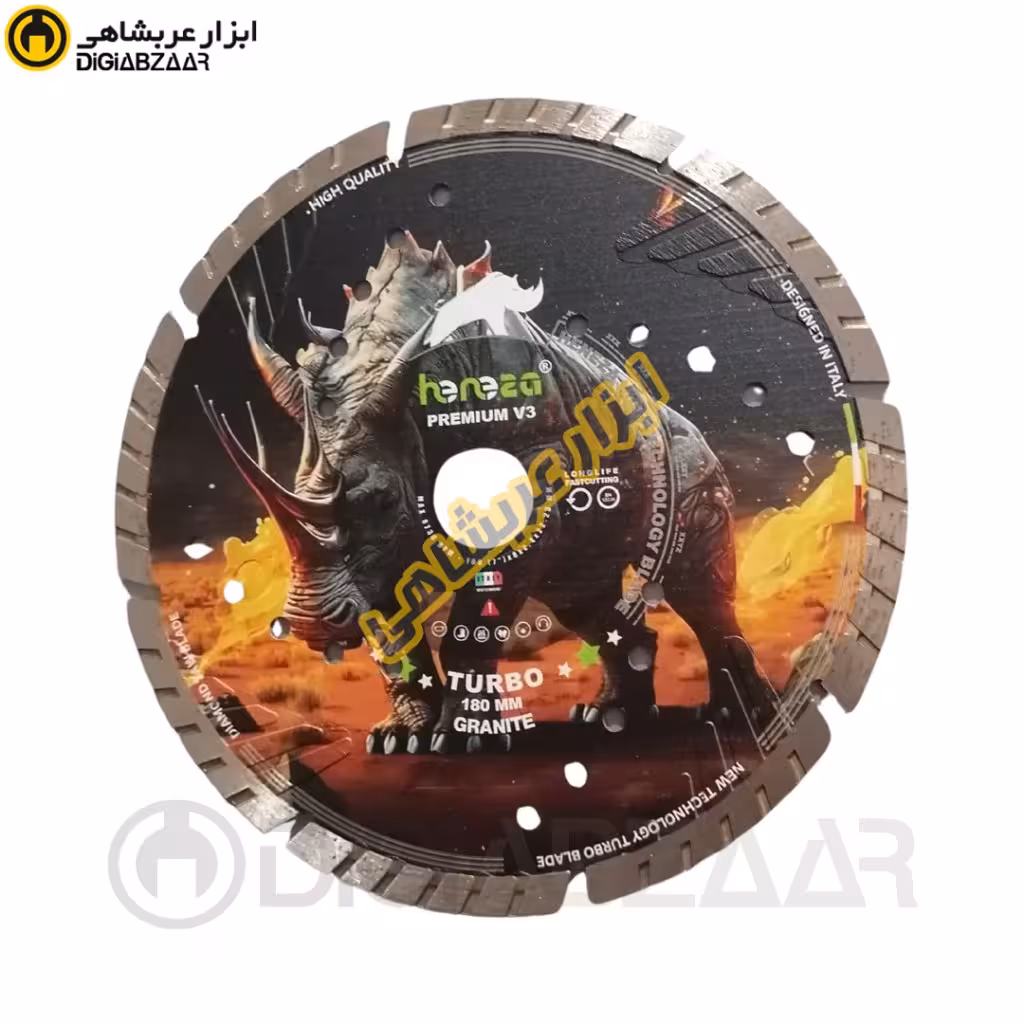 صفحه گرانیت بر و بتون بر180میل 3 میل توربو هنزا ایتالیا
