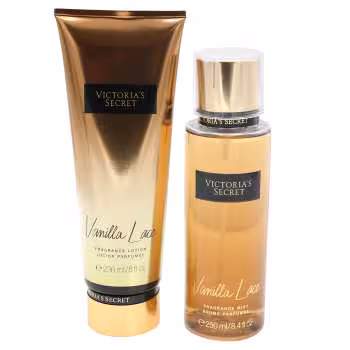 پک لوسیون و بادی اسپلش ویکتوریا سکرت مدل Vanilla Lace مجموعه 2 عددی