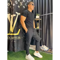 شلوار مردانه مدل کارگو دمپا گت دار