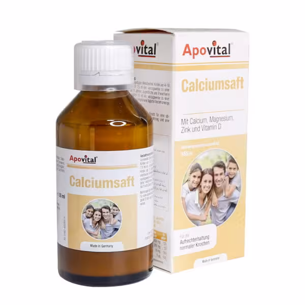 شربت کلسیم سافت آپوویتال Apovital Calciumsaft Syrup