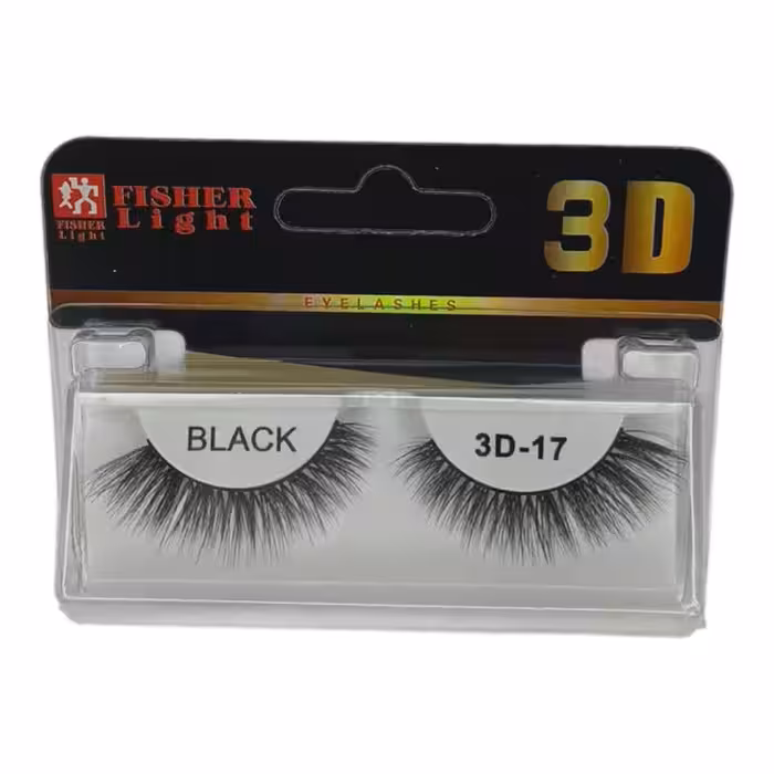 مژه مصنوعی فیشر لایت مدل 3D کد 17