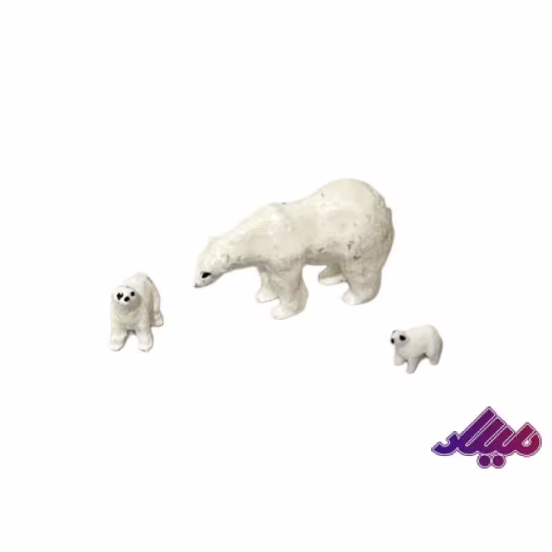 تزئينات خرس قطبي نيم تا 1 سانت