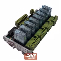 رله برد 16 آمپر 8 تایی 24 ولت کوشا الکترونیک سری KRC8.16 با رله فیندر