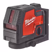 تراز لیزری نور سبز دو خط عمود با نقاط شاقول 4 ولت میلواکی L4CLLP-301C