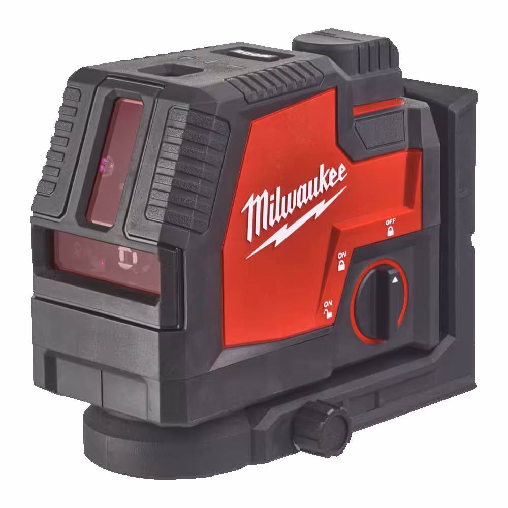 تراز لیزری نور سبز دو خط عمود با نقاط شاقول 4 ولت میلواکی L4CLLP-301C