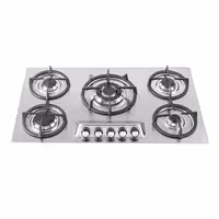 اجاق گاز صفحه ای درسا مدل DG2211-5M استیل 5 شعله ای