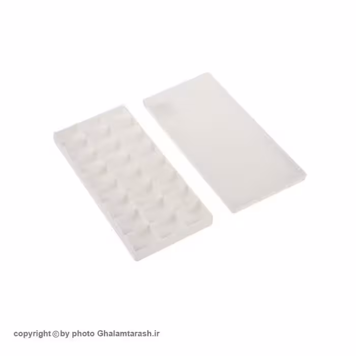 پالت نقاشی 24 خانه درب دار پلاستیکی