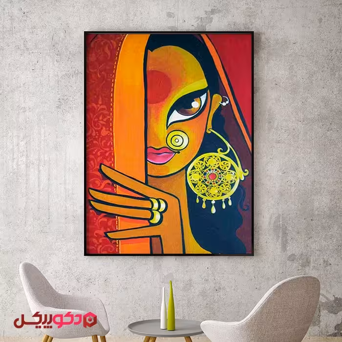 تابلو مخمل طرح فشن P02