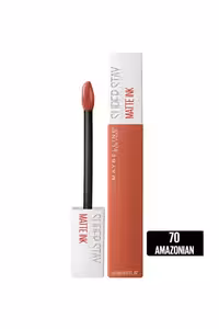 رژ لب مایع مات میبلین مدل Super Stay Matte Ink کد رنگ 70 Amazonian