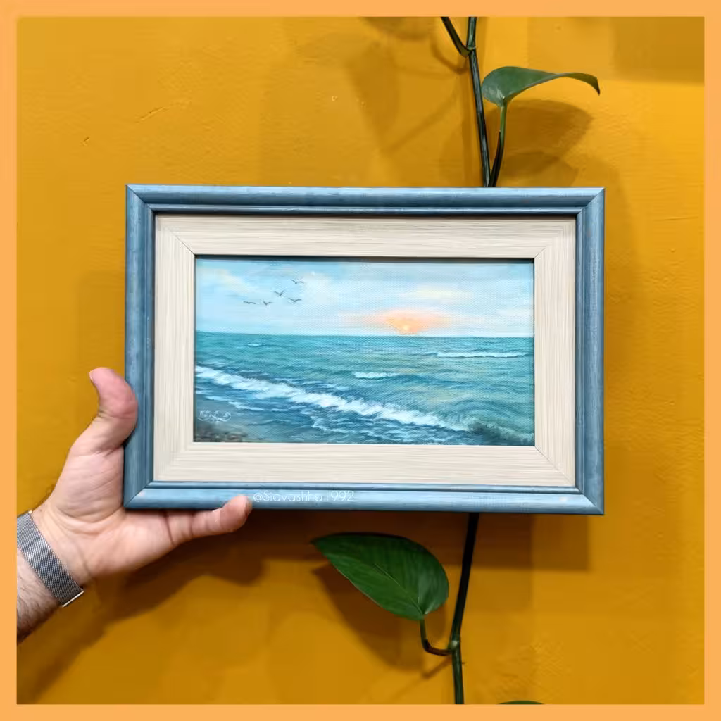 تابلو منظره اورجینال دریا