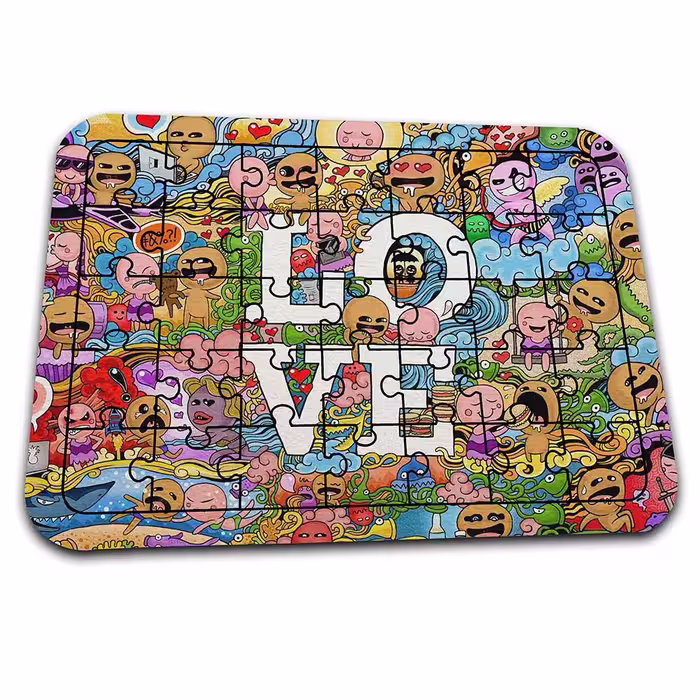 پازل عاشقانه ولنتاین طرح «LOVE» کد PZ650