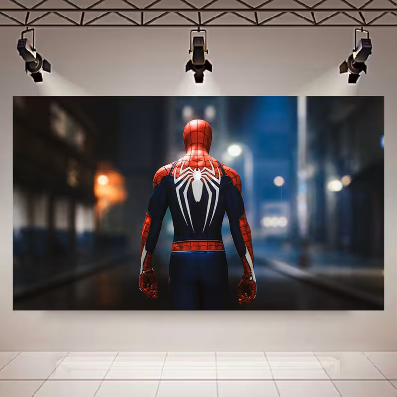 تابلو شاسی طرح گیم مدل اسپایدر من کد AR171 | دنیای قاب