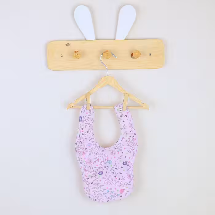 پیش بند طرح پرنده و گل برگ سبز BAEGE SABZ