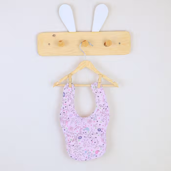 پیش بند طرح پرنده و گل برگ سبز BAEGE SABZ