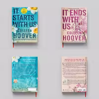 مجموعه کتاب It Starts with Us و Ends with us جلد سخت (HARDCOVER)