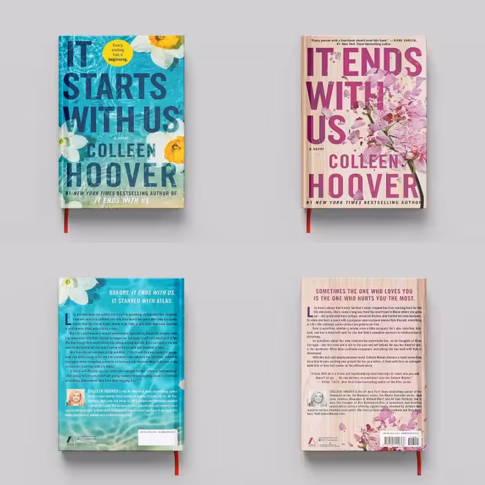 مجموعه کتاب It Starts with Us و Ends with us جلد سخت (HARDCOVER)