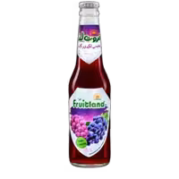 نوشیدنی گازدار انگور قرمز فروت لند میهن 320 میلی لیتری