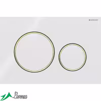 کلید فلاش تانک گبریت مدل SIGMA 20 سفید طلایی