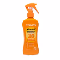 اسپری ضدآفتاب باباریا ویتامین د SPF30 حجم 200 میل اورجینال | محافظتی مناسب در برابر آفتاب برای انواع پوست