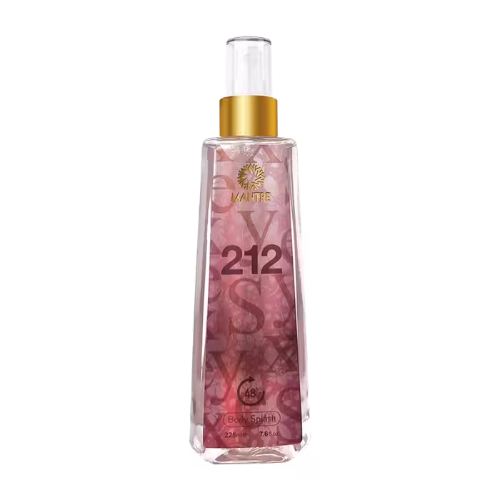 بادی اسپلش زنانه مانتره مدل 212 | رایحه ملایم و لطیف با ماندگاری مناسب